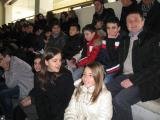 studenti della SM "Pascoli" di Cicciano con l'Ins. Pasquale Esposito