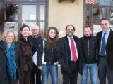 da sin.:rosanna quindici, mery ciccone, don virgilio, una studentessa, antonio ingroia, francesco lizza, pasquale pizzini